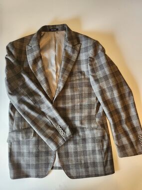 Egara Plaid Blazer
